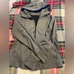 Lululemon grey scuba hoodie